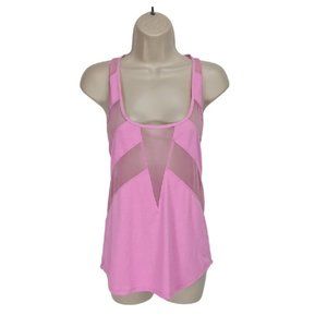 Lululemon Women Size 6 Basic Athletics Tank Pink Crew Neck Sleeveless  181P